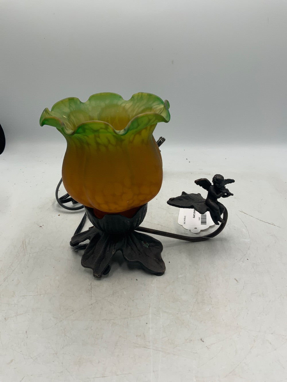 Vintage Cherub Lamp
