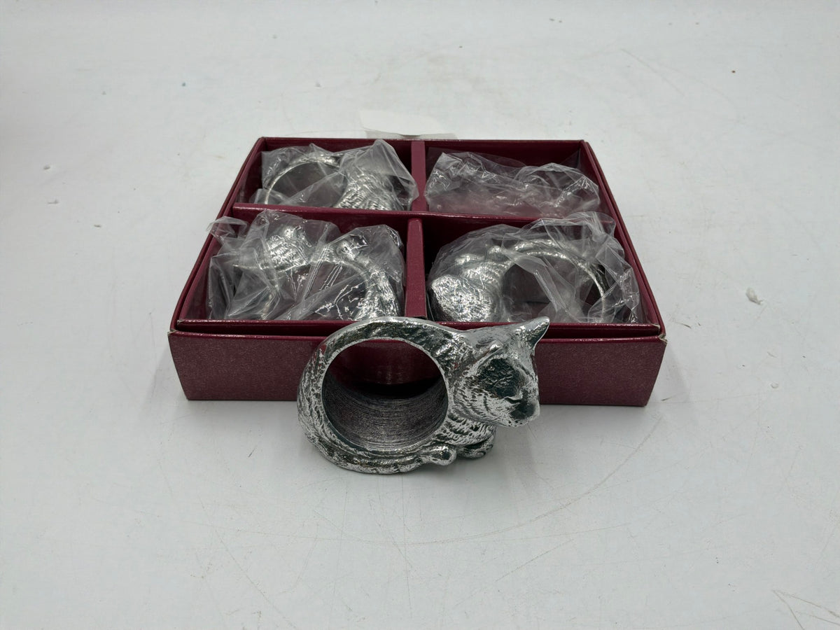 Arthur Court Napkin Rings 4pc Set