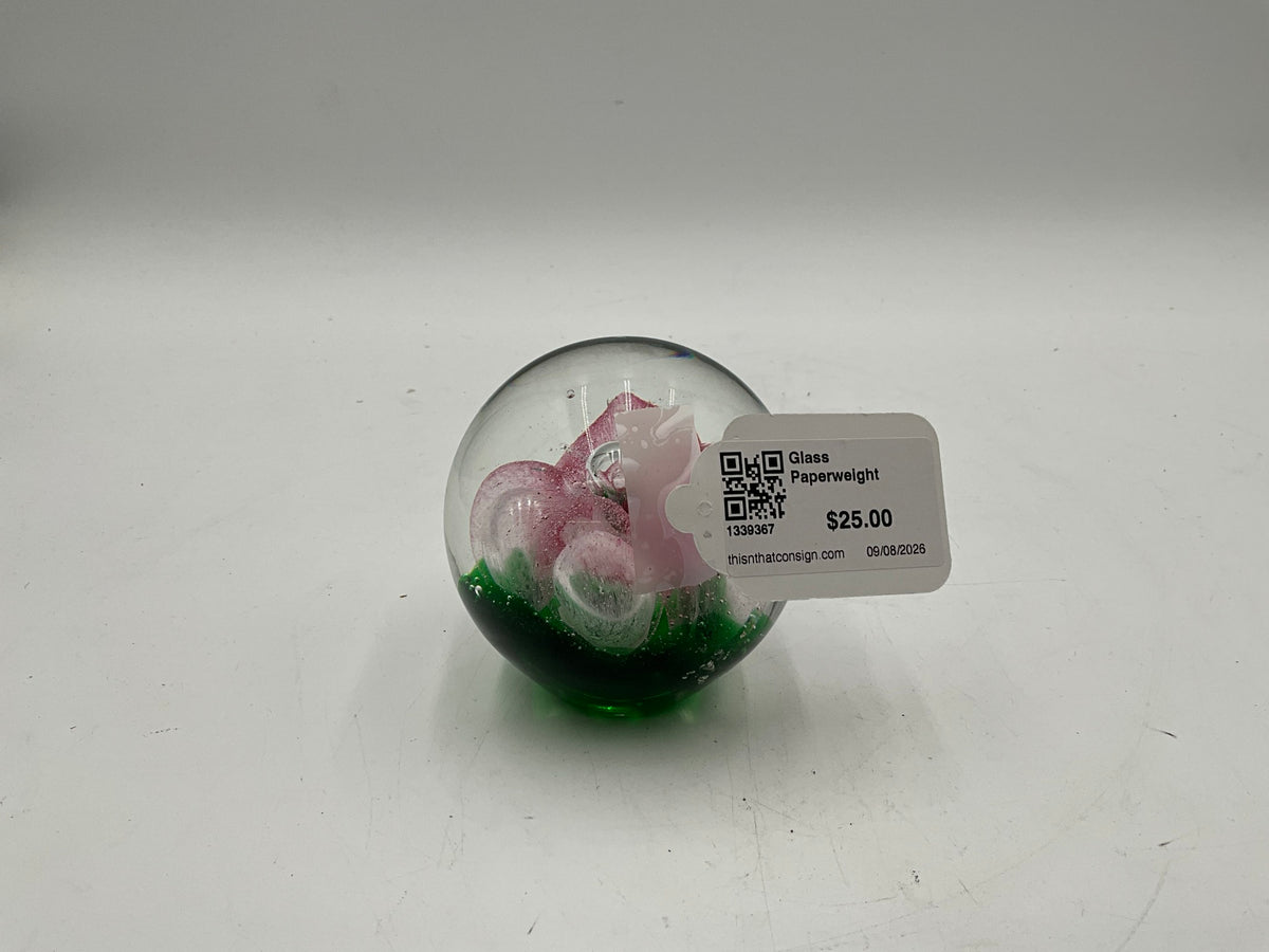 Glass Paperweight