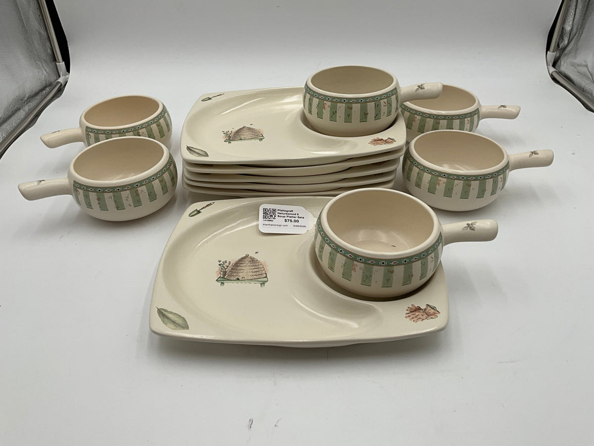 Pfaltzgraff Naturewood 6 Soup Platter Sets