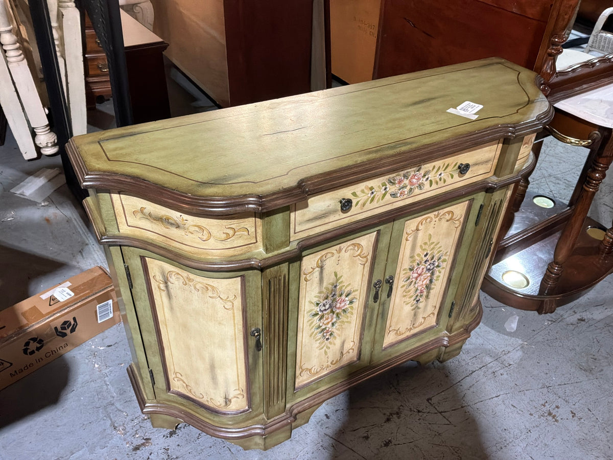 Samuel Fredrerick Green/ Cream Painted Cabinet