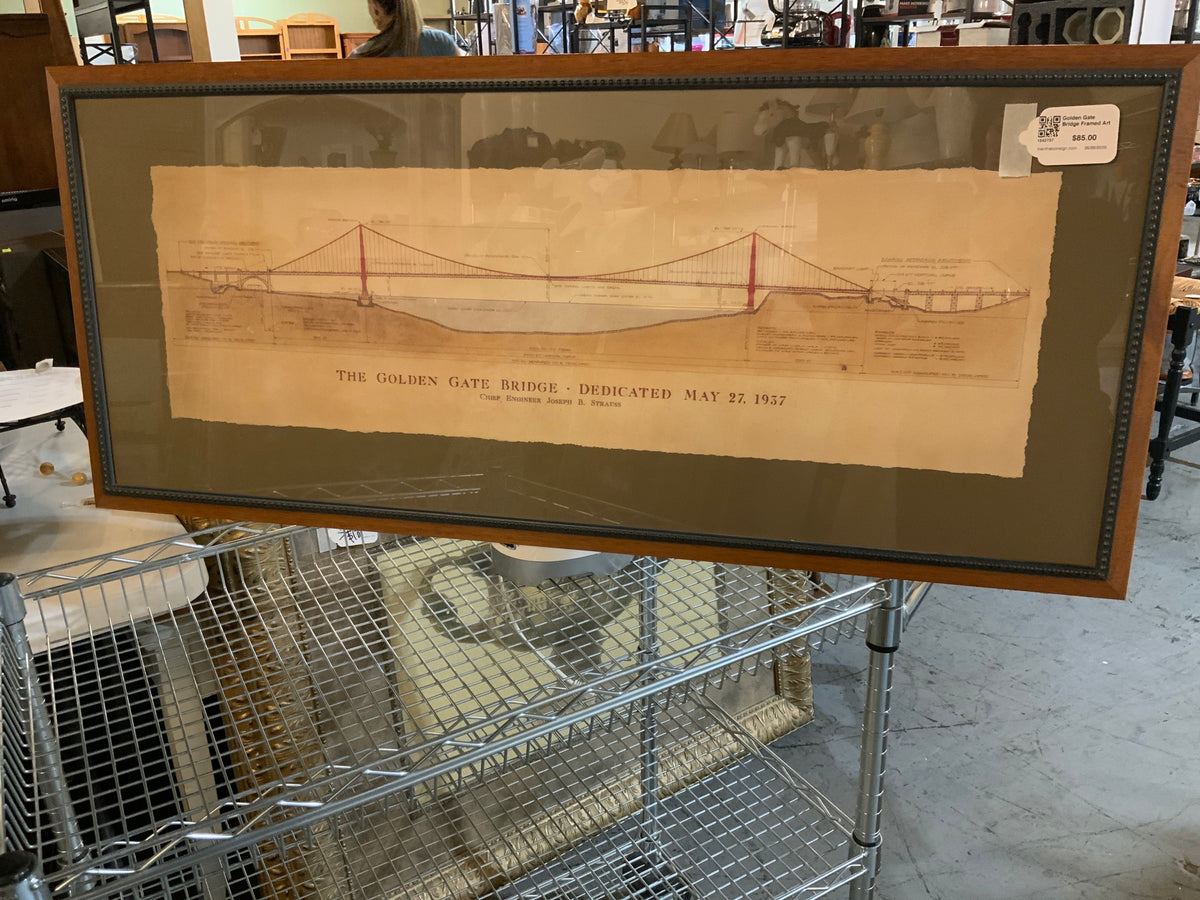 Golden Gate Bridge Framed Art