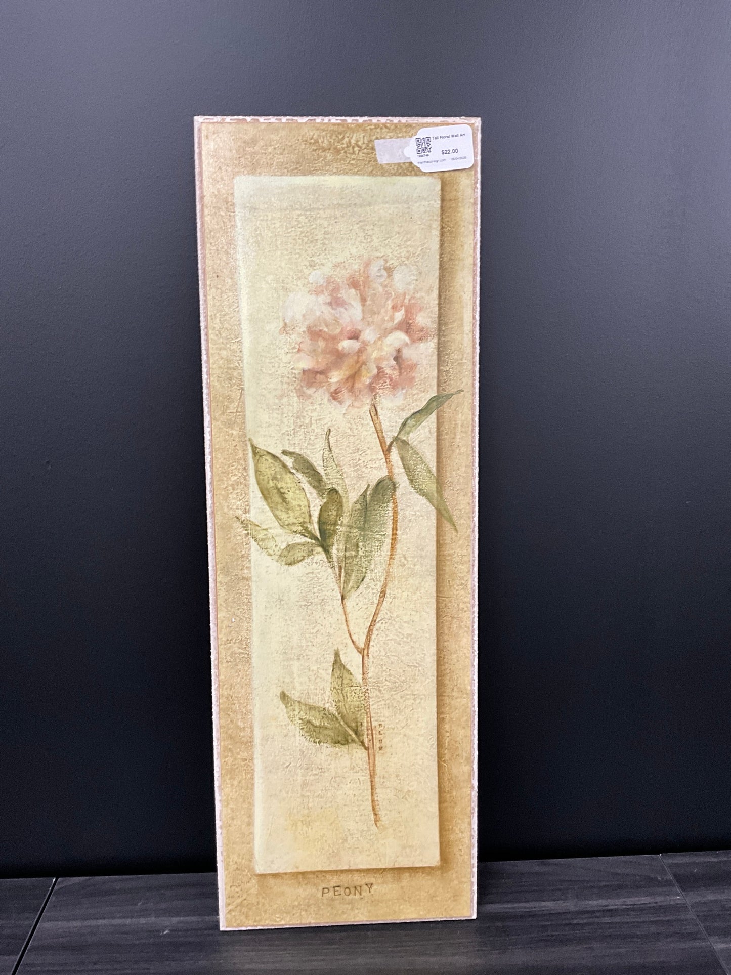 Tall Floral Wall Art