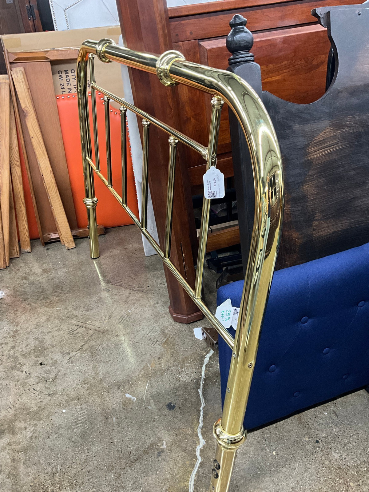 Brass Queen Headboard
