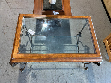 Coffee Table W/ Wood Glass Top