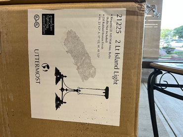 NEW Uttermost Island Oil Rubbed Light Fixture