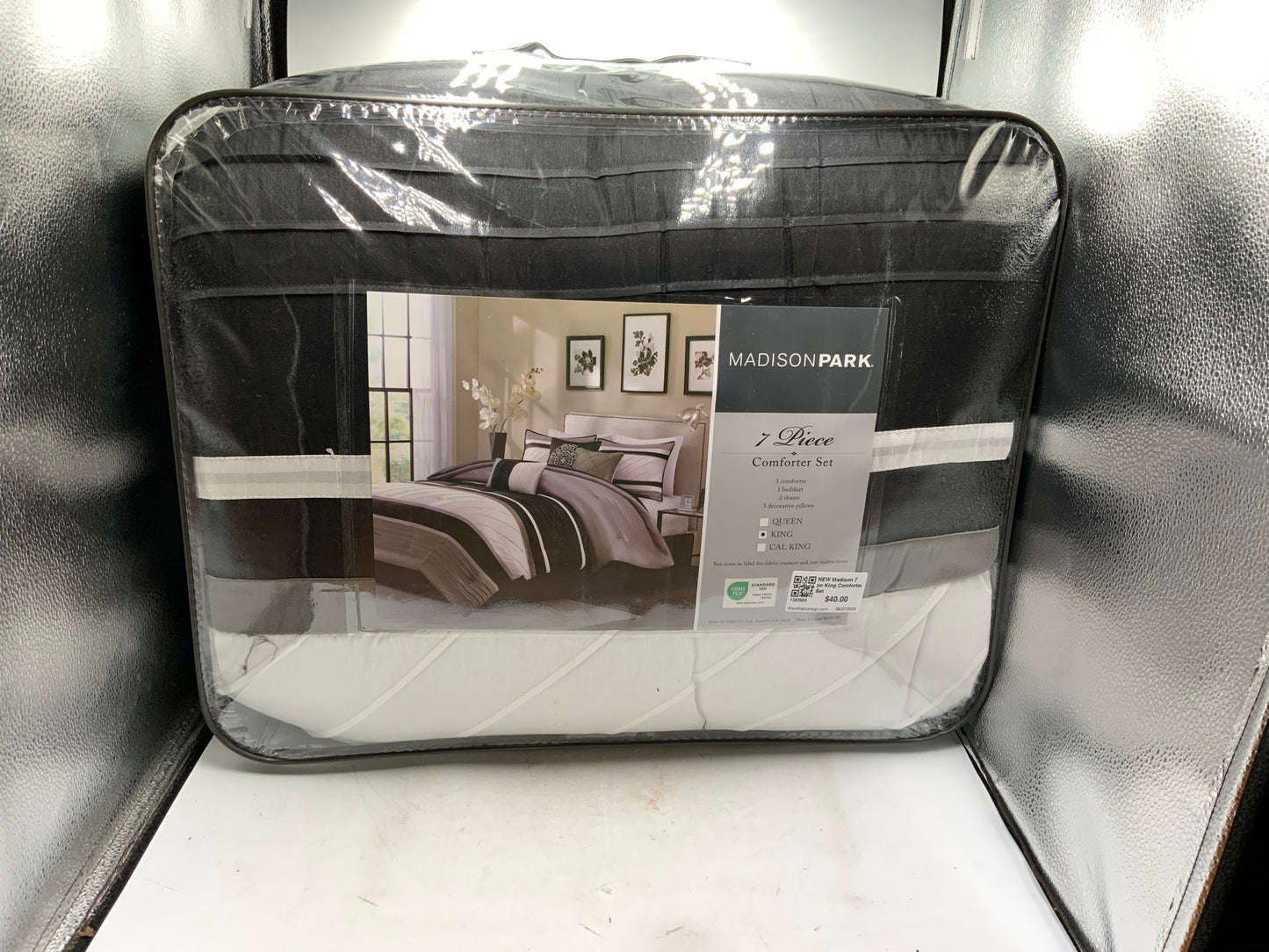 NEW Madison 7 pc King Comforter Set
