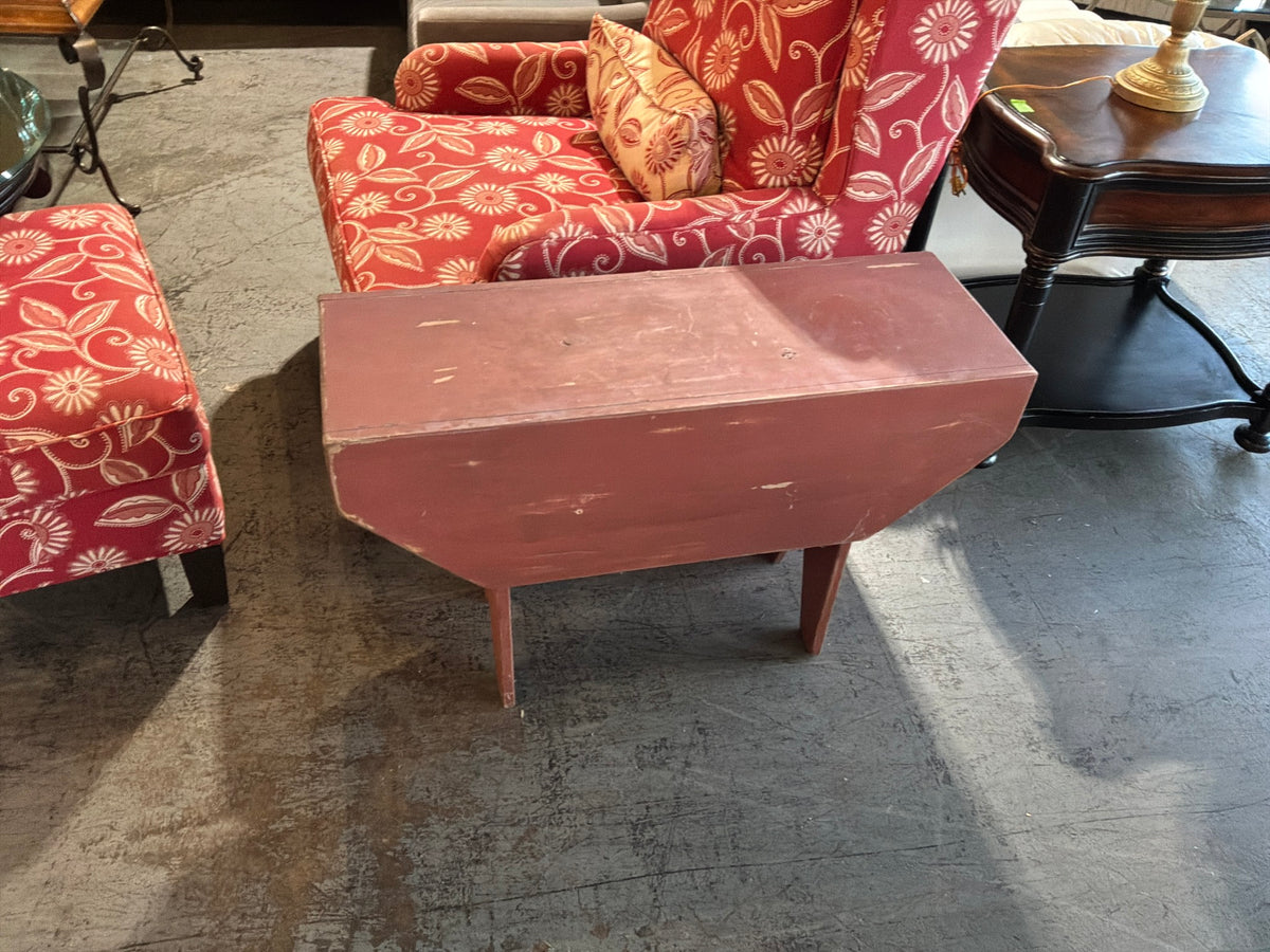 Red Side Table