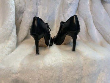 White House Black Market Stud Black Bootie sz 7