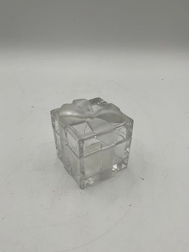 Tiffany Bow Glass Box