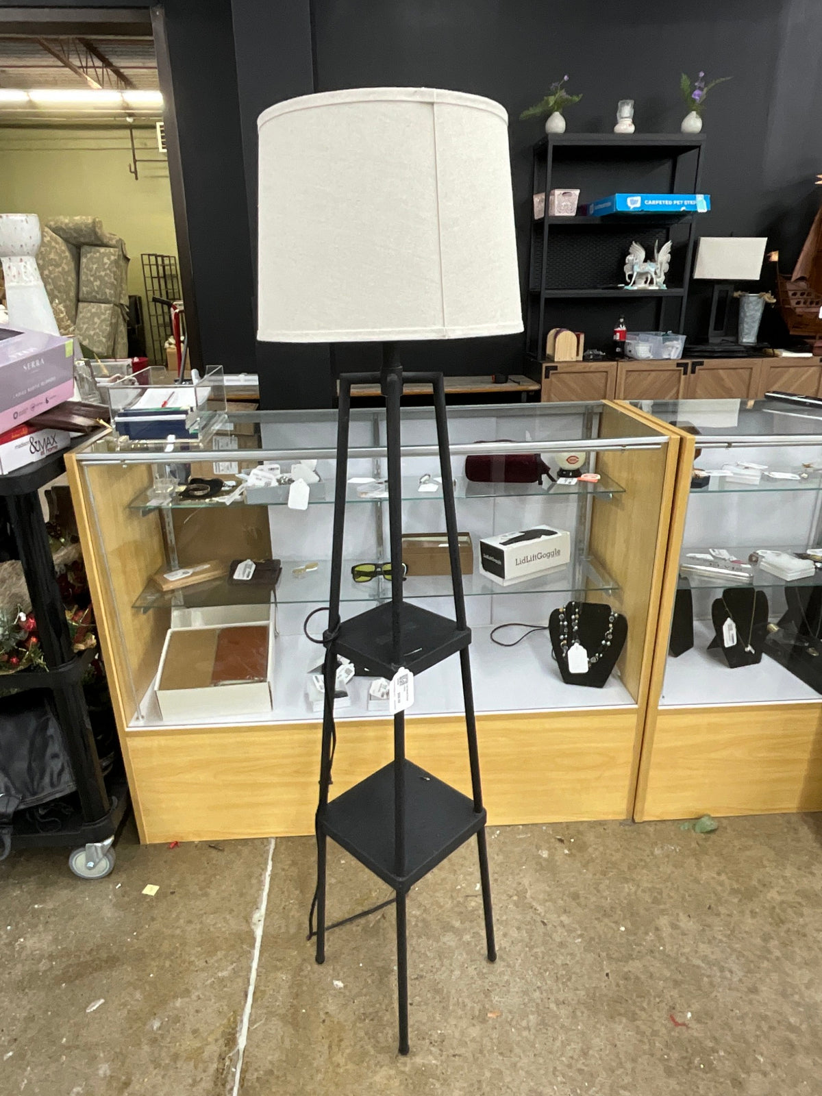 Tall Shelf Floor Lamp