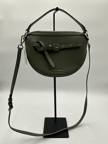 MK Small Half Moon Army Green Bag