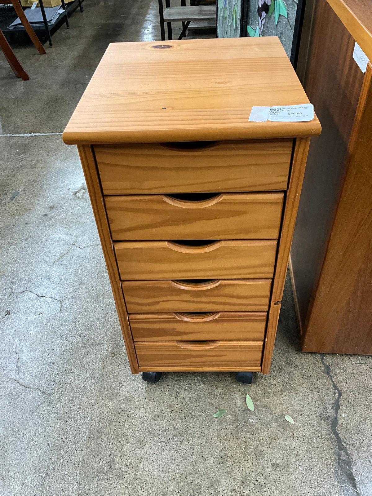 Wood Drawers on Wheels