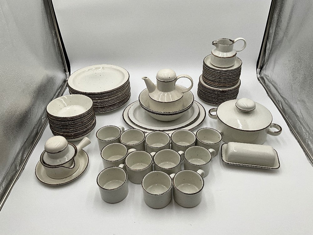 Stonehenge Mid Winter 12-Place Setting w/ Serving Dishes
