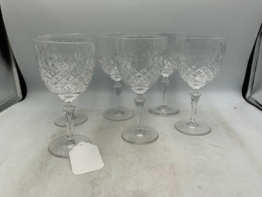 Crystal Wine Glasses Set of 6
