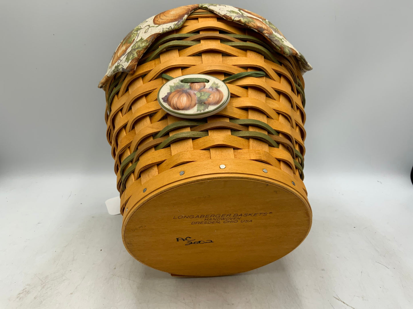 Longaberger 2002 Autumn Pail Basket