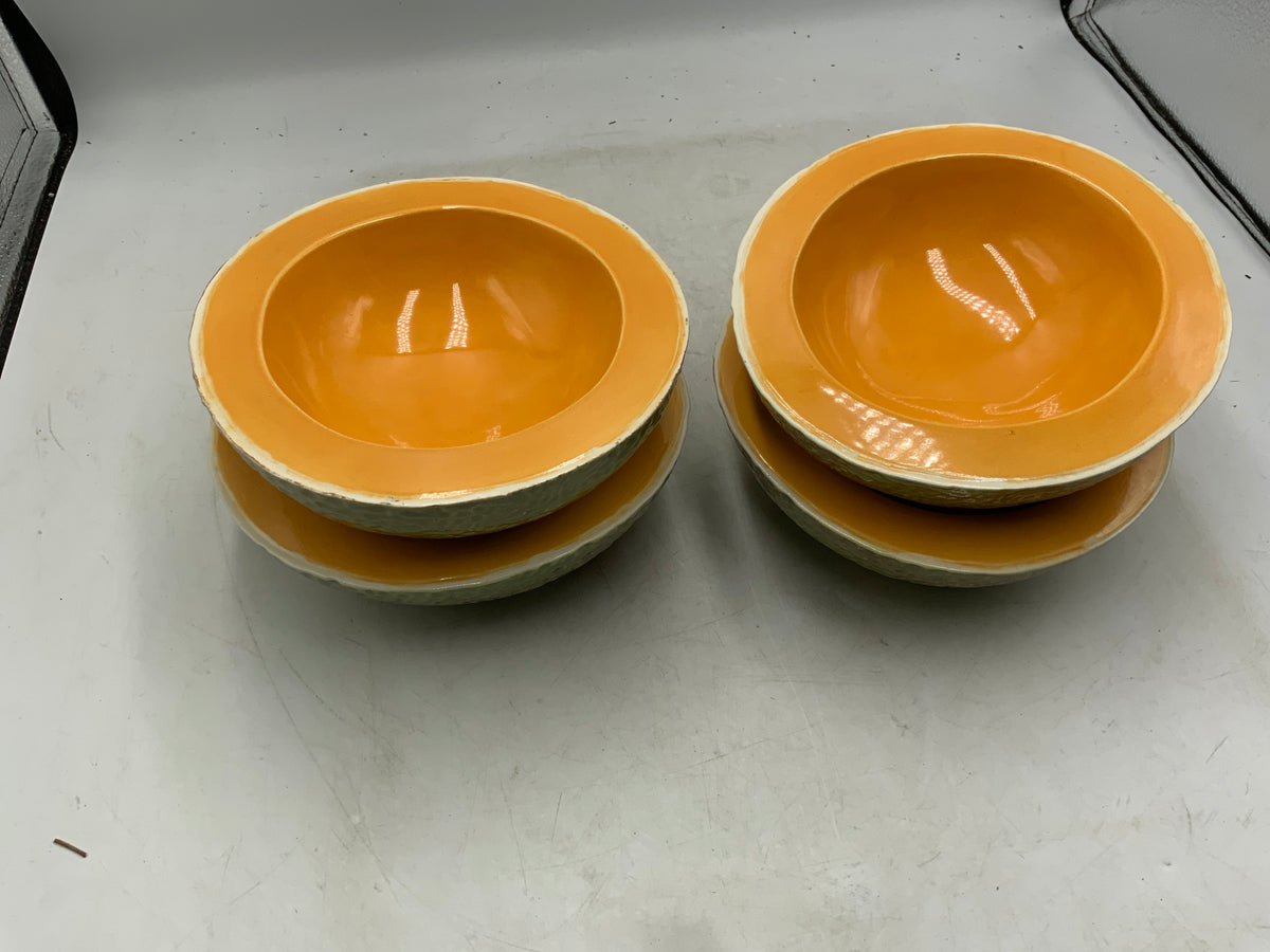 Cantelope Set of 4 Bowl