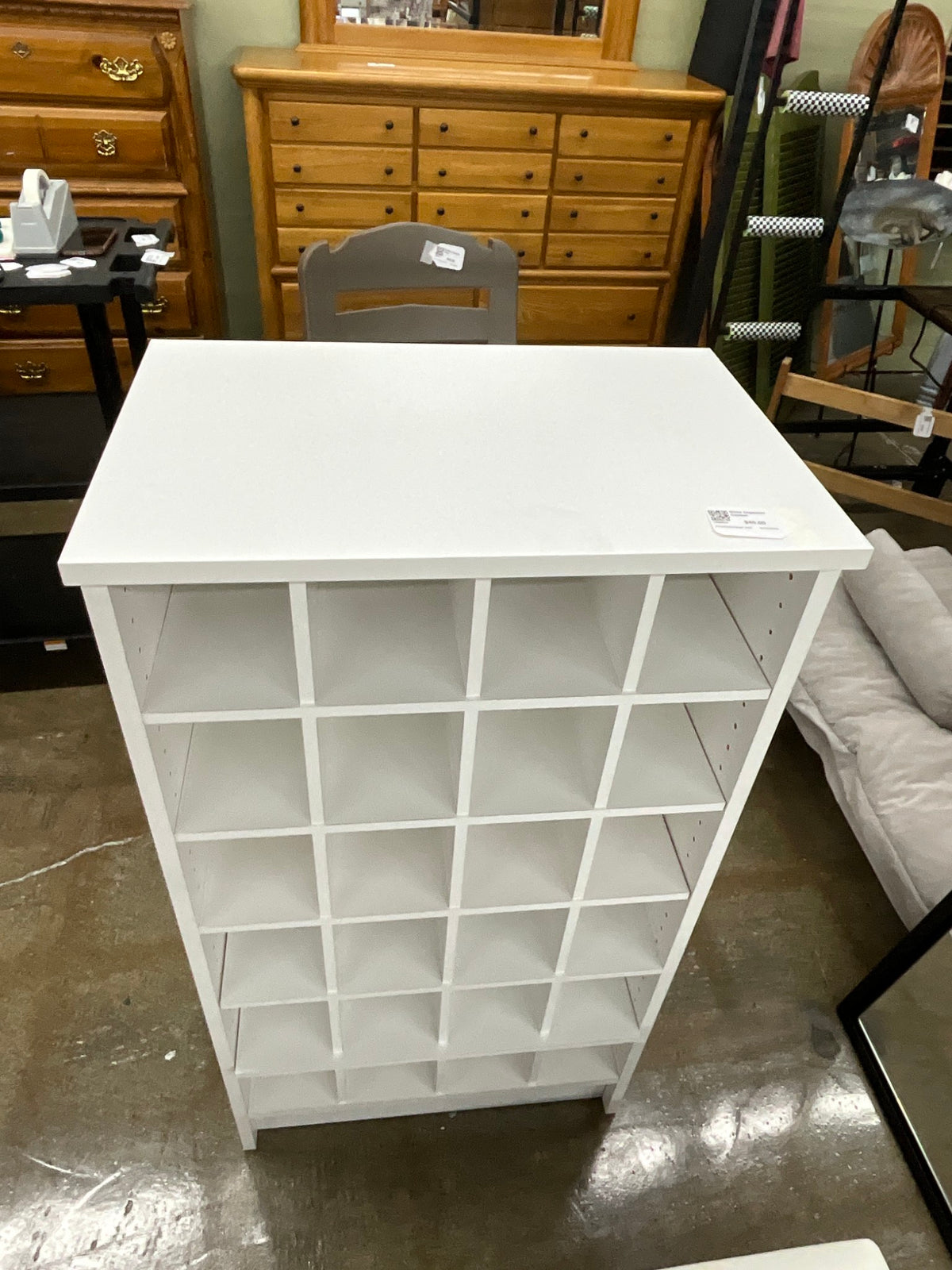 White Organizer Cabinet
