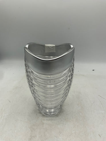 Azzuro Silver Rim Vase
