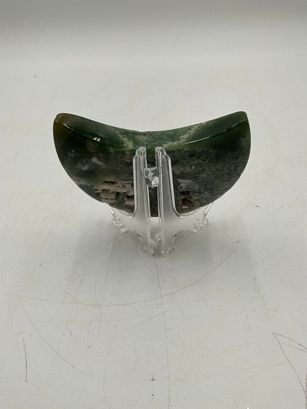 Moss Agate w/ Stand