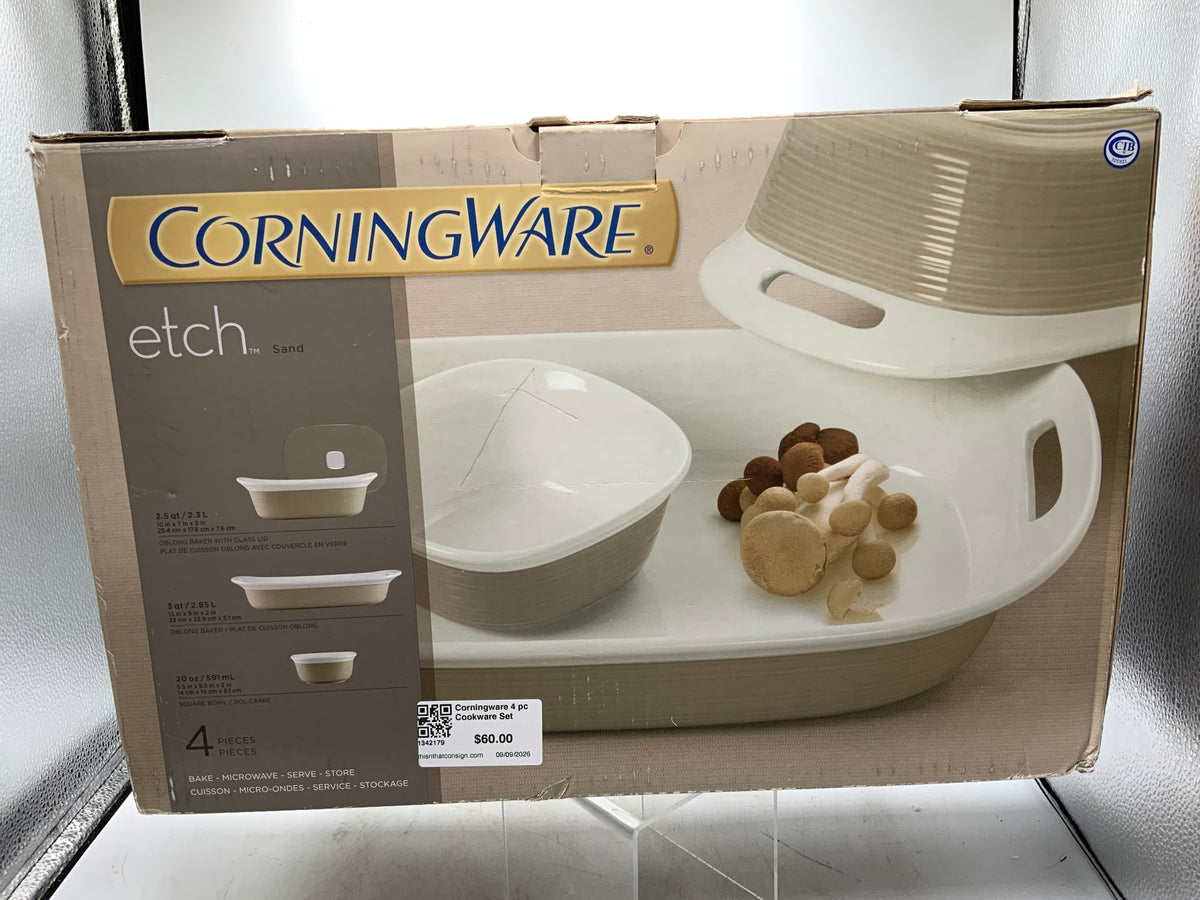 Corningware 4 pc Cookware Set