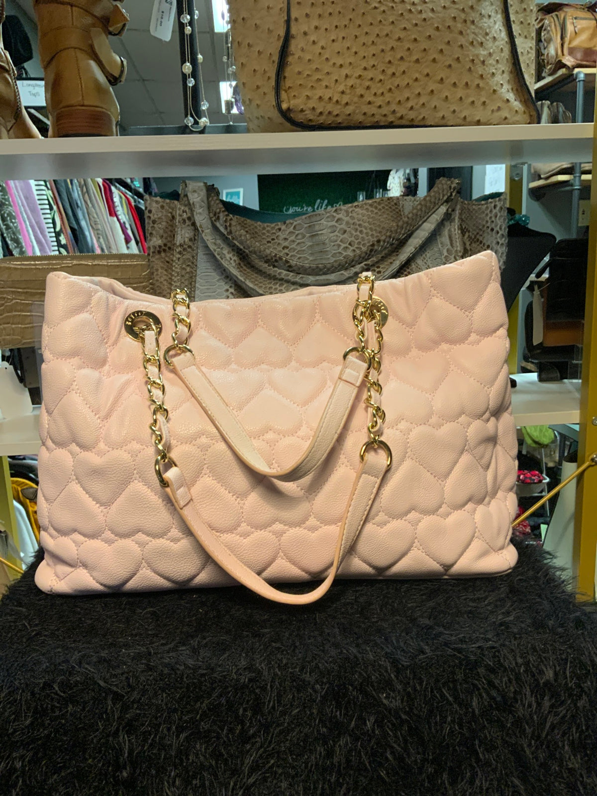 Pink Betsey Johnson Purse