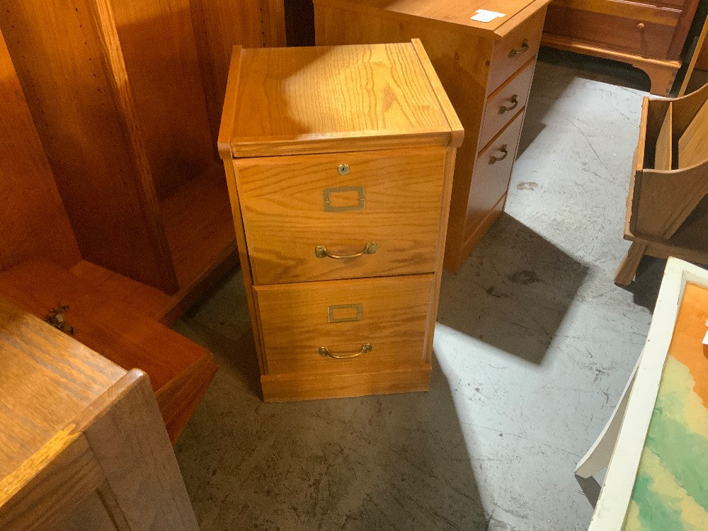Wood Filing Cabinet