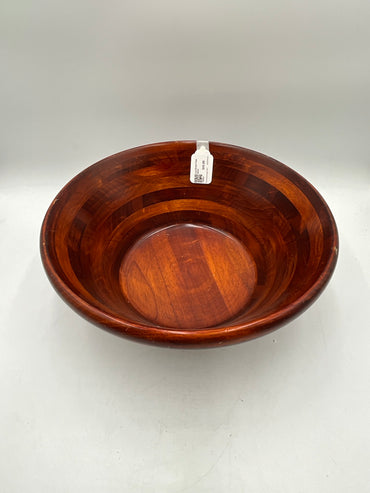 Lrg Wood Teak Bowl