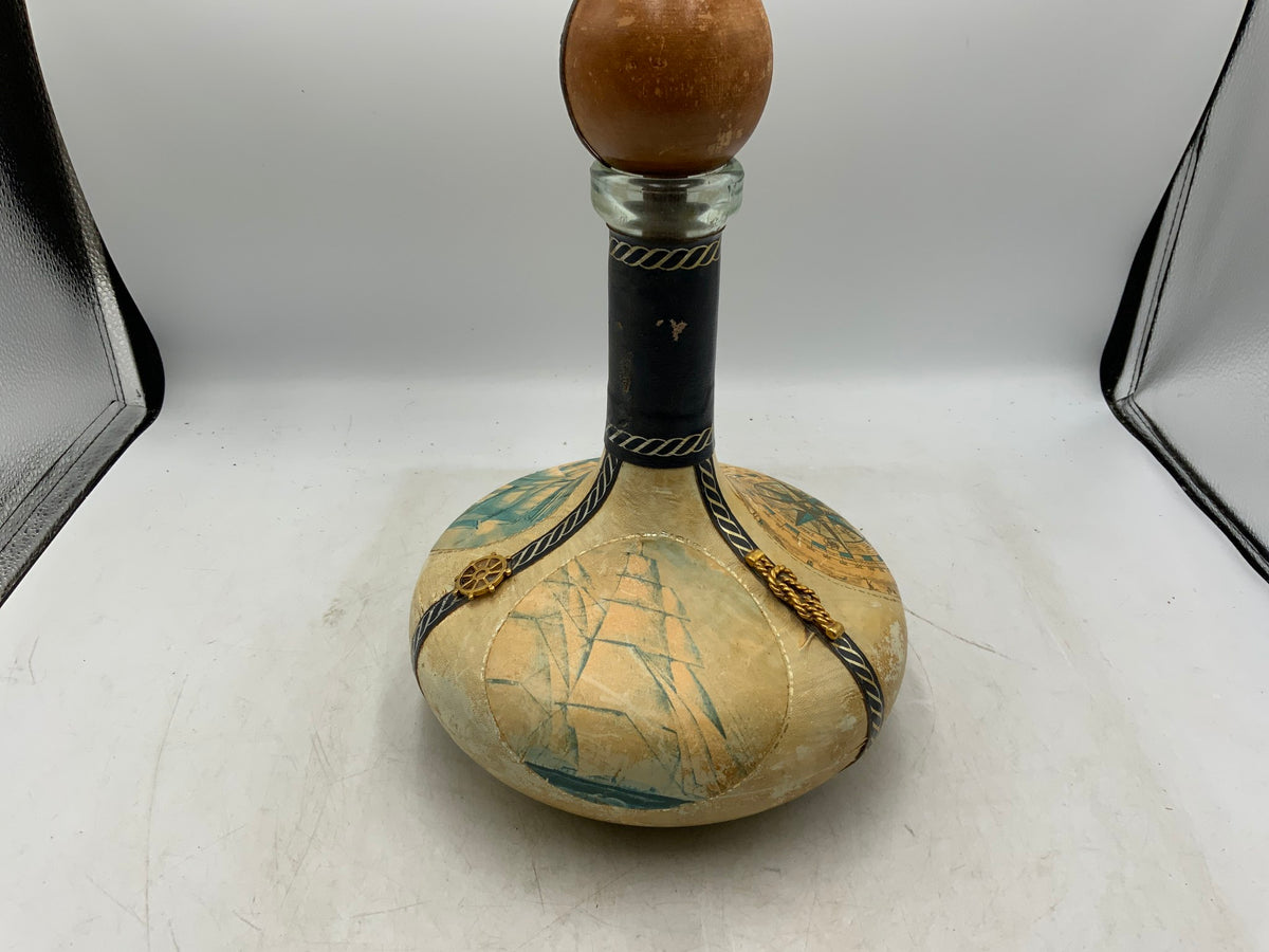 Leather Wrapped Decanter