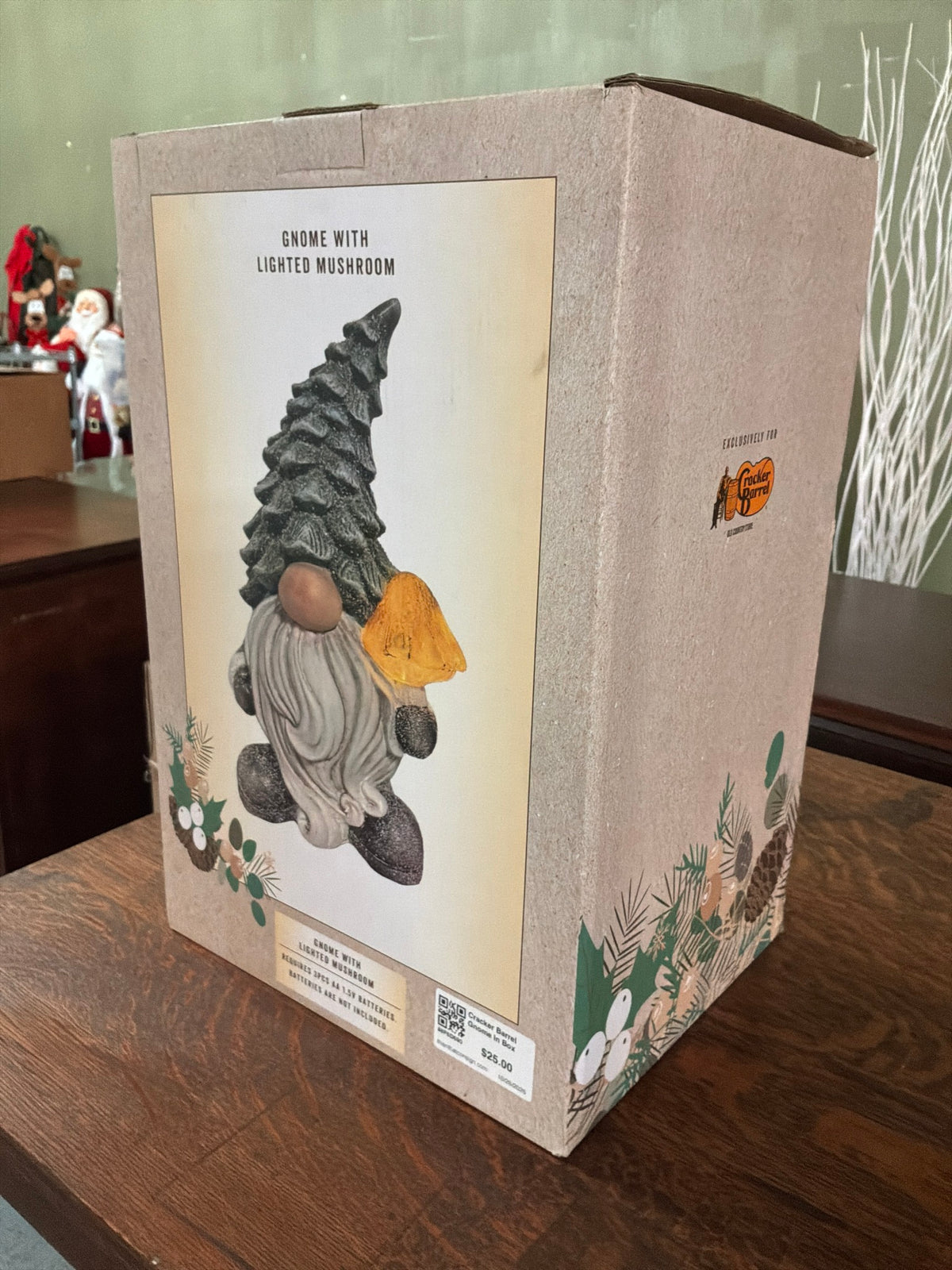 Cracker Barrel Gnome In Box