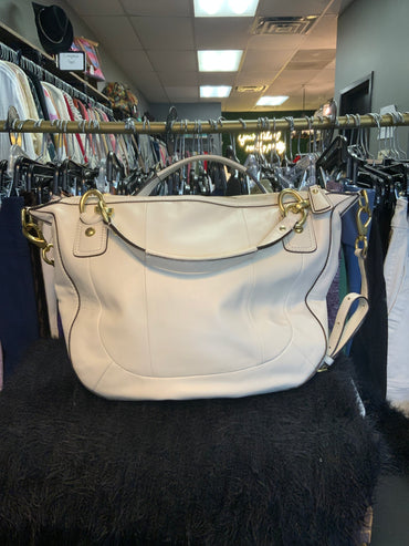 White Coach Handbag