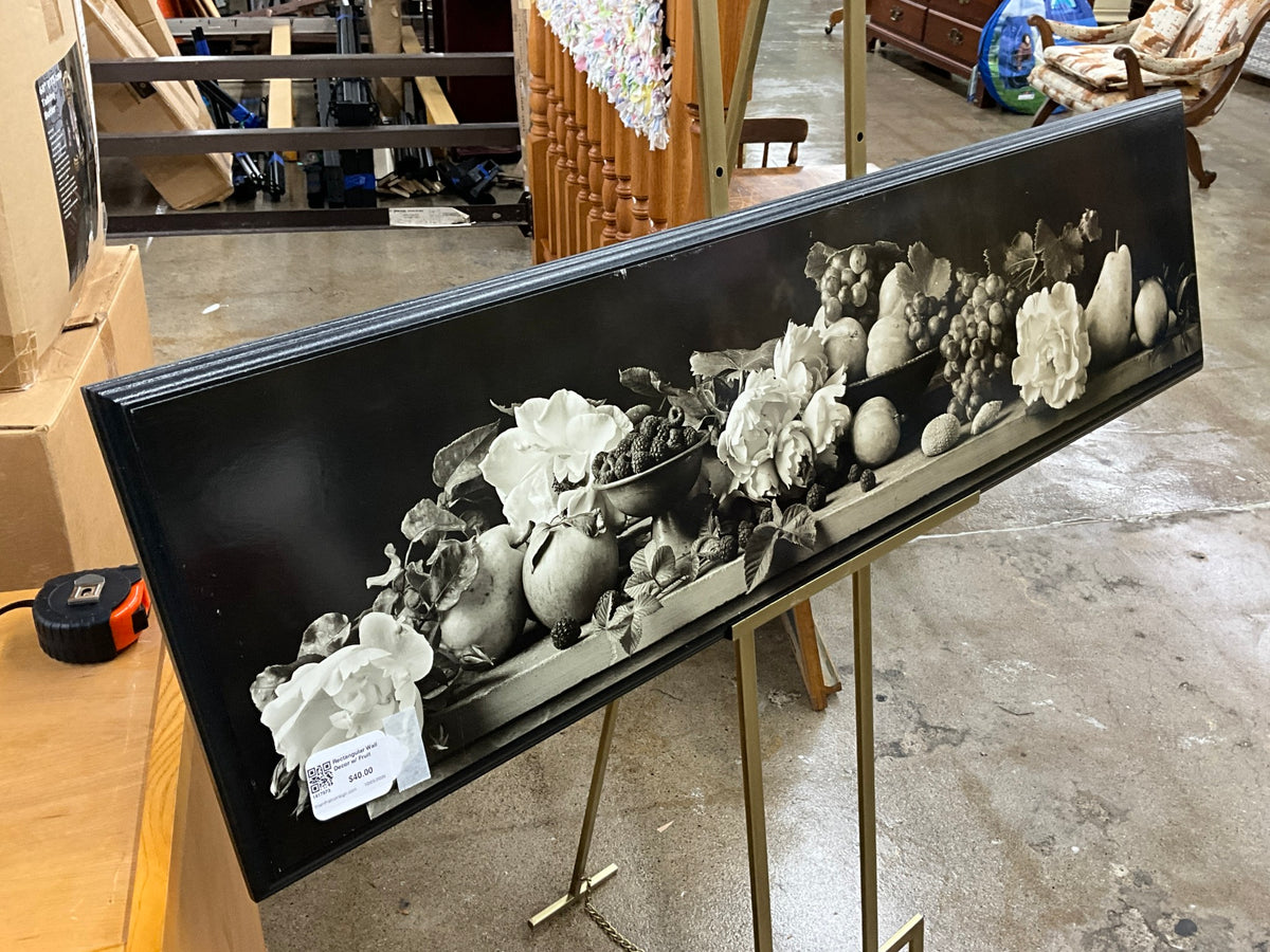 Rectangular Wall Decor w/ Fruit