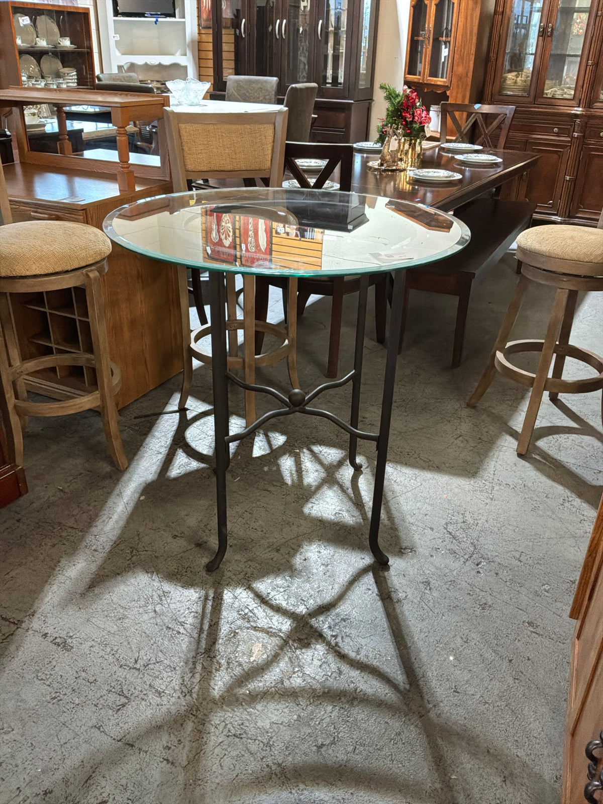 Glass Top Table