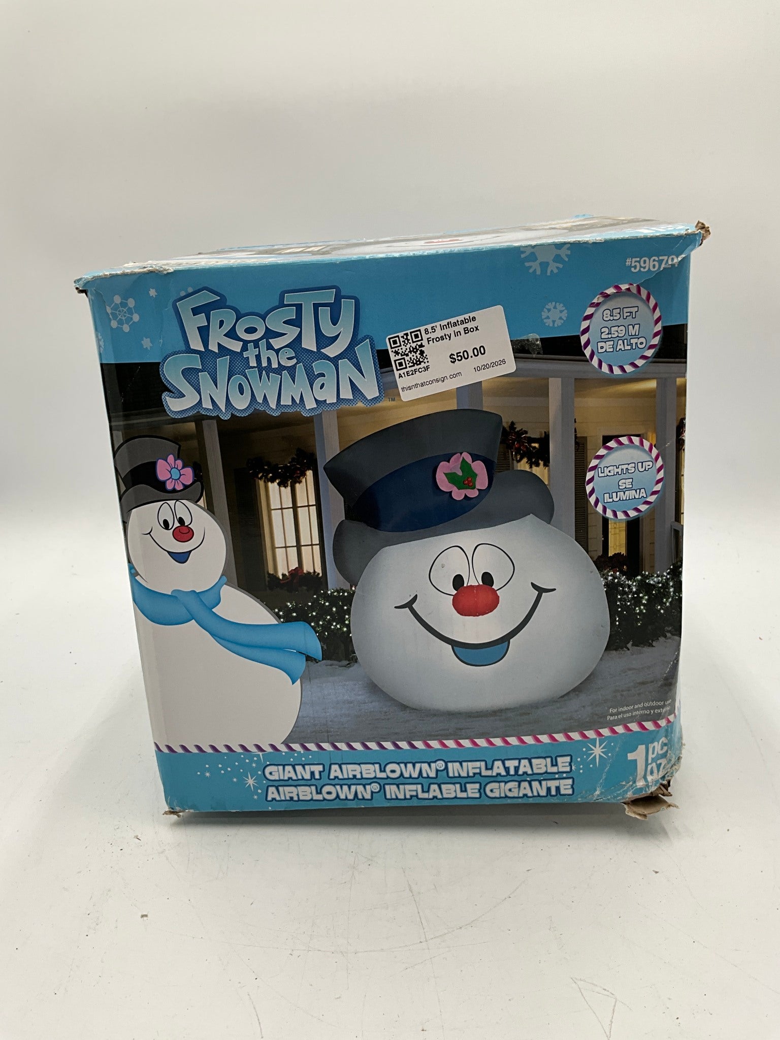 8.5' Inflatable Frosty in Box