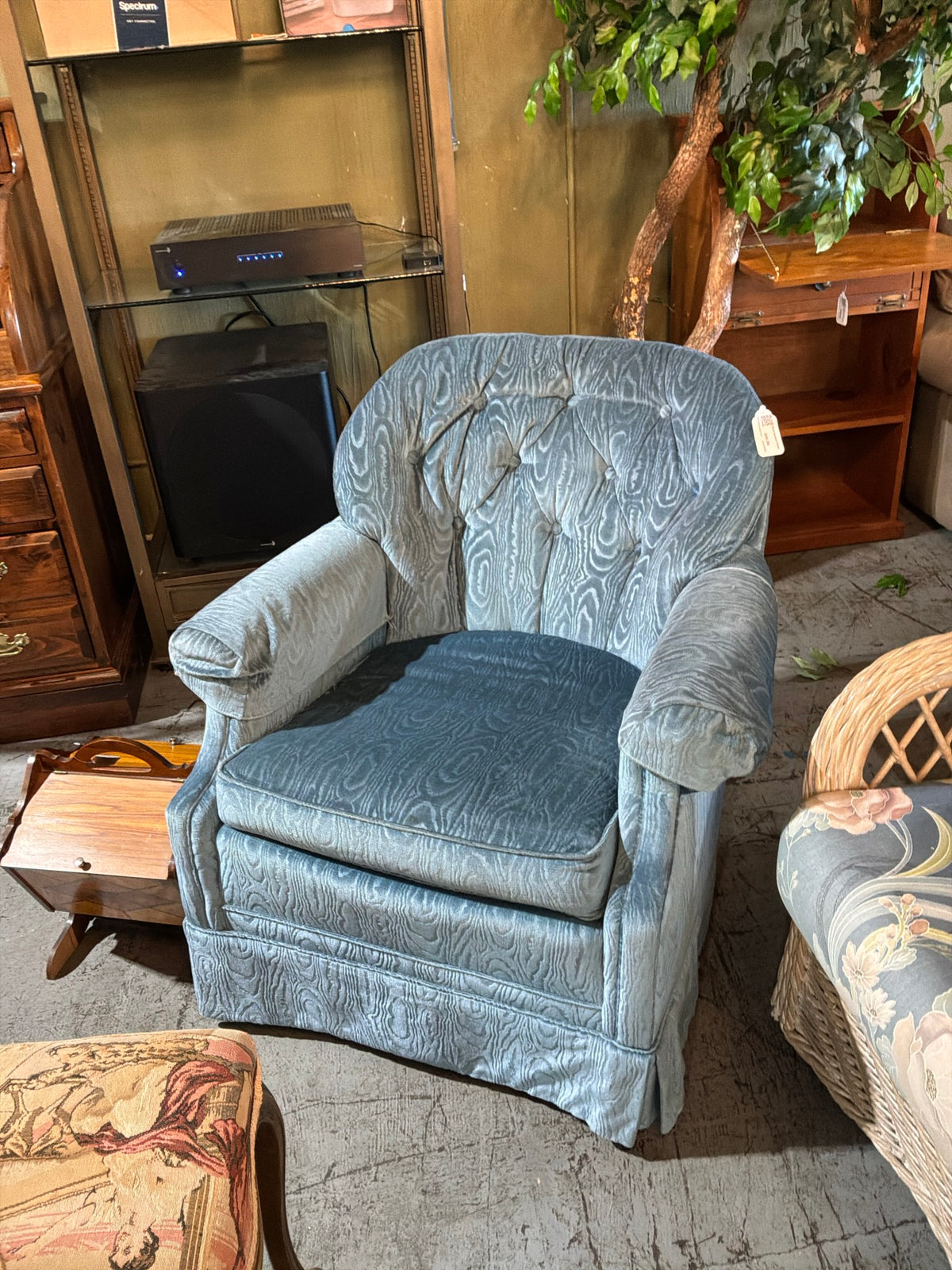 Blue Accent Chair