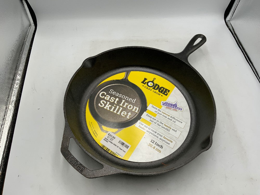 NEW Lodge 10SK 12in Cast Iron Skillet