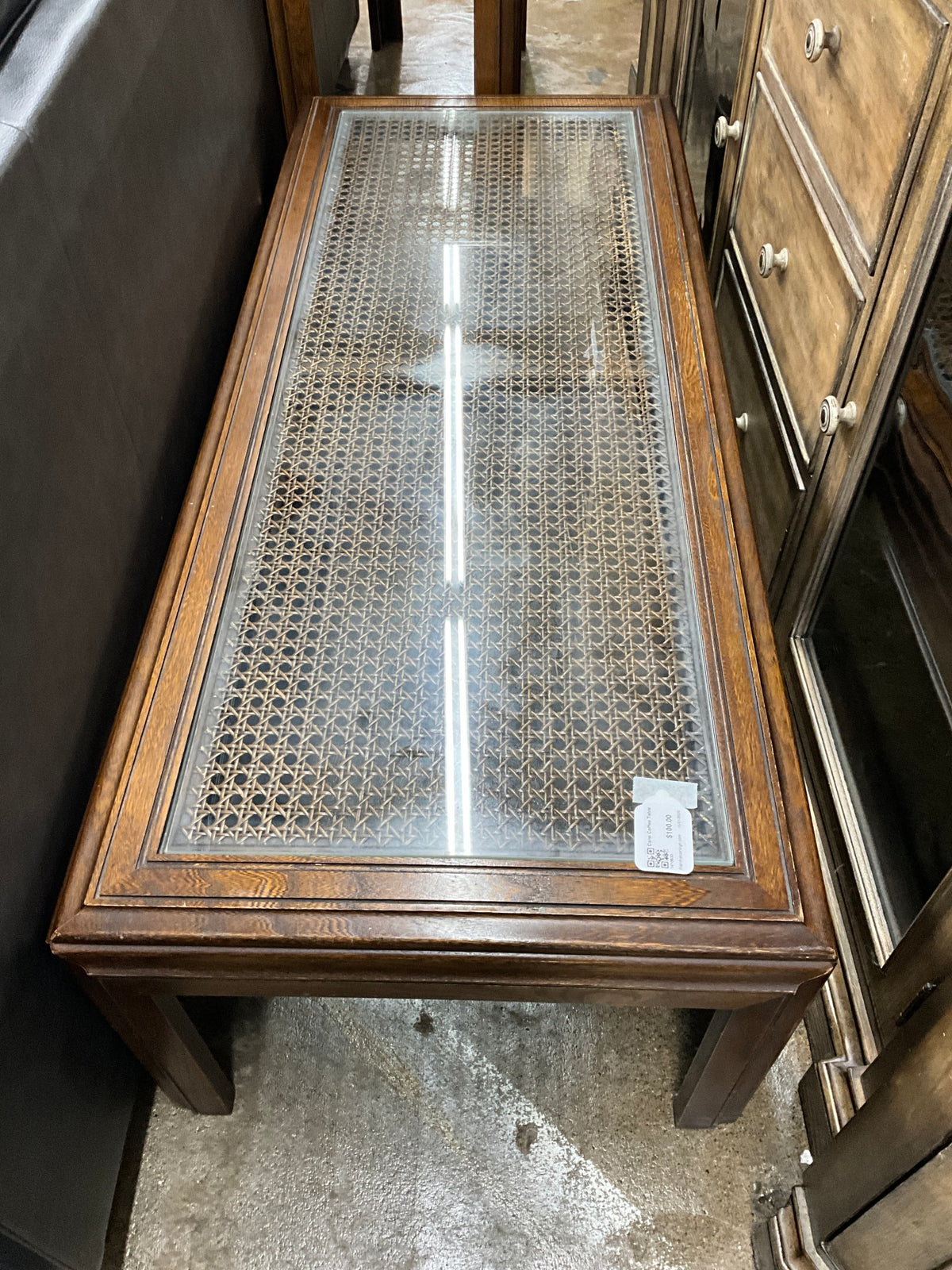 Cane Coffee Table