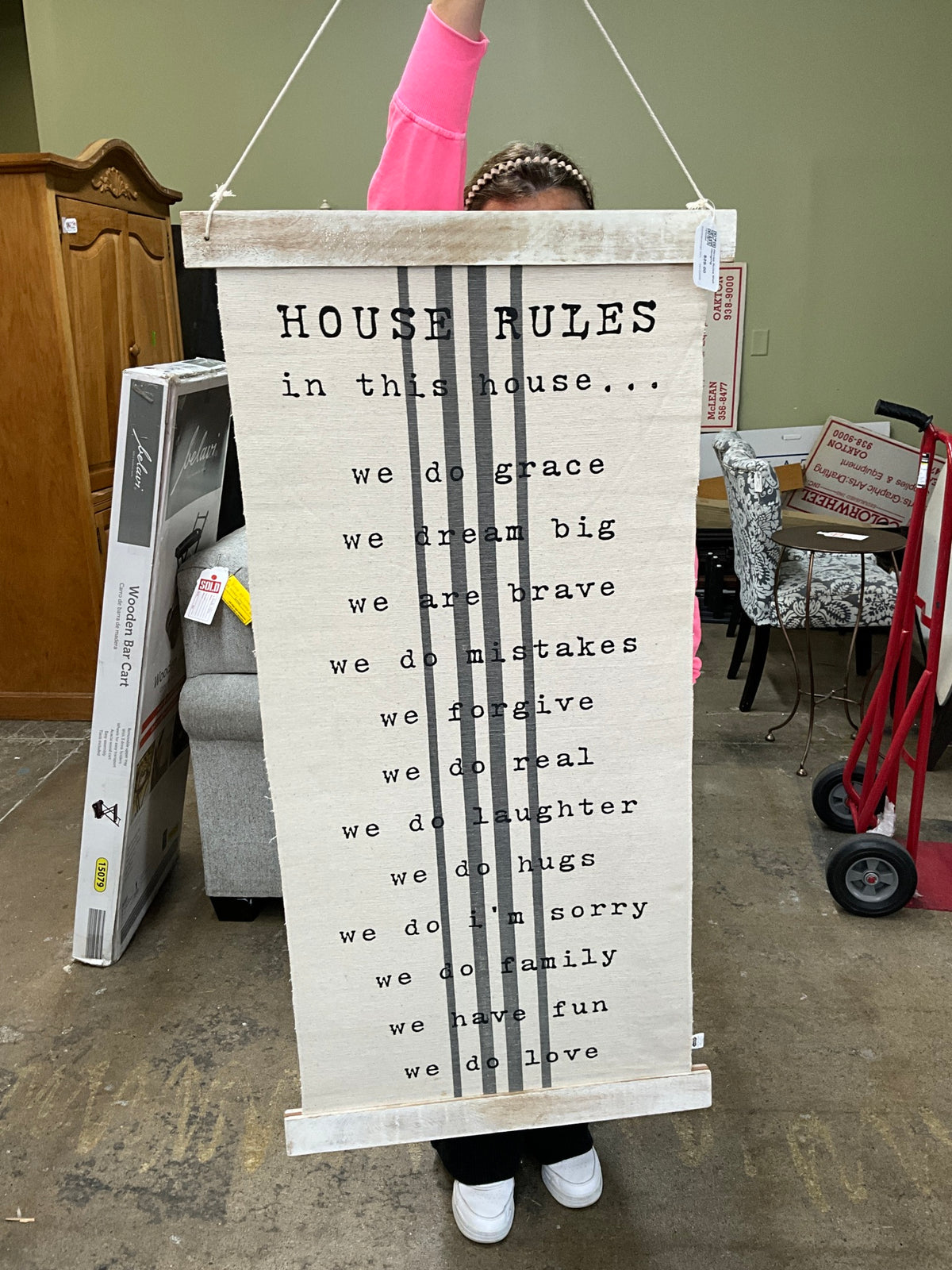 House Rules Wall Hanging