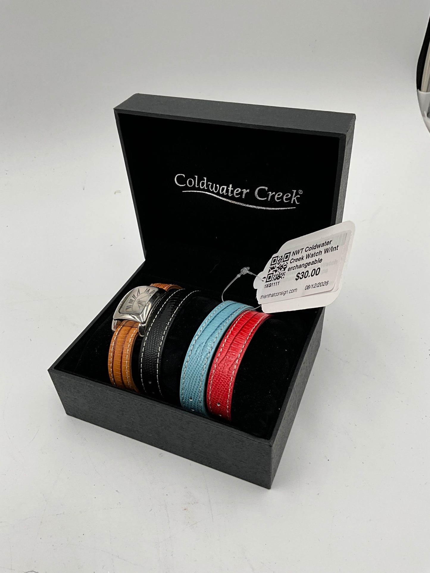 NWT Coldwater Creek Watch W/Interchangeable Straps