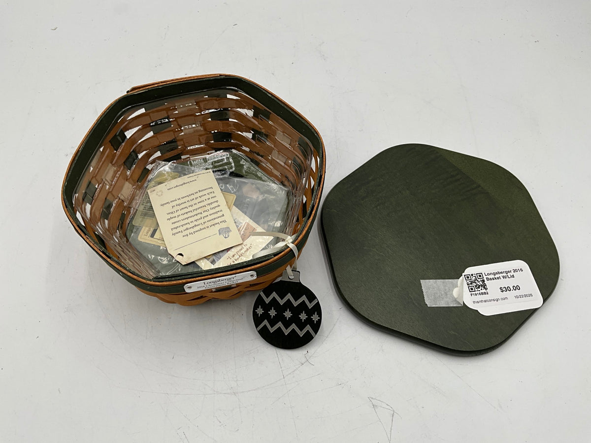 Longaberger 2016 Basket W/Lid