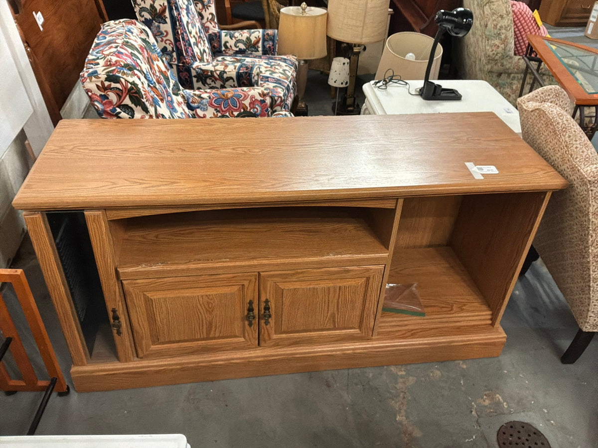 Oak TV Stand