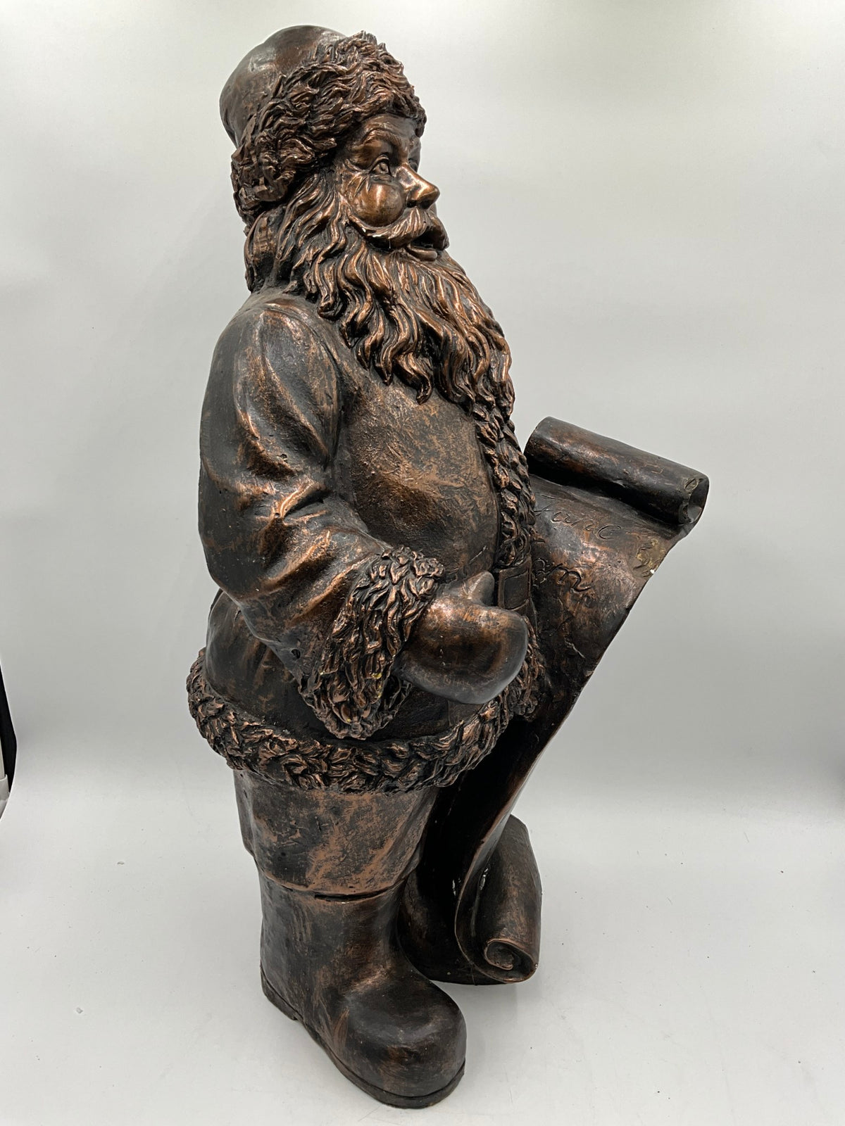 XL Bronze Santa