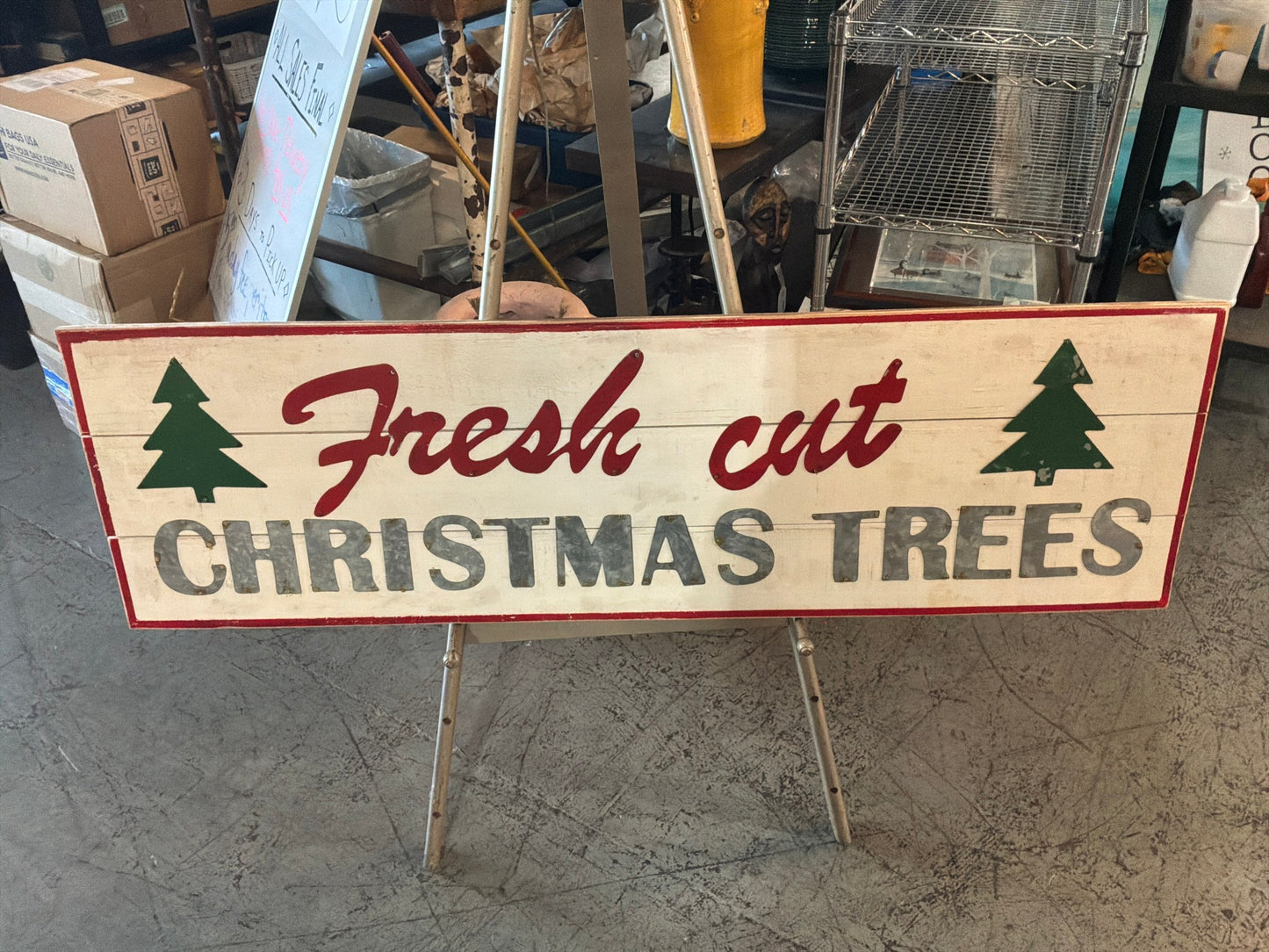 Fresh Cut Christmas Trees Sign