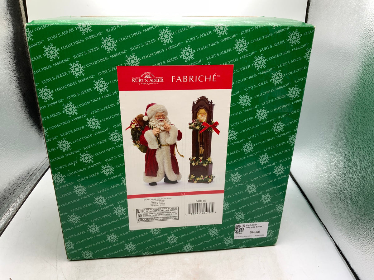 Kurt Adler Fabriche Santa