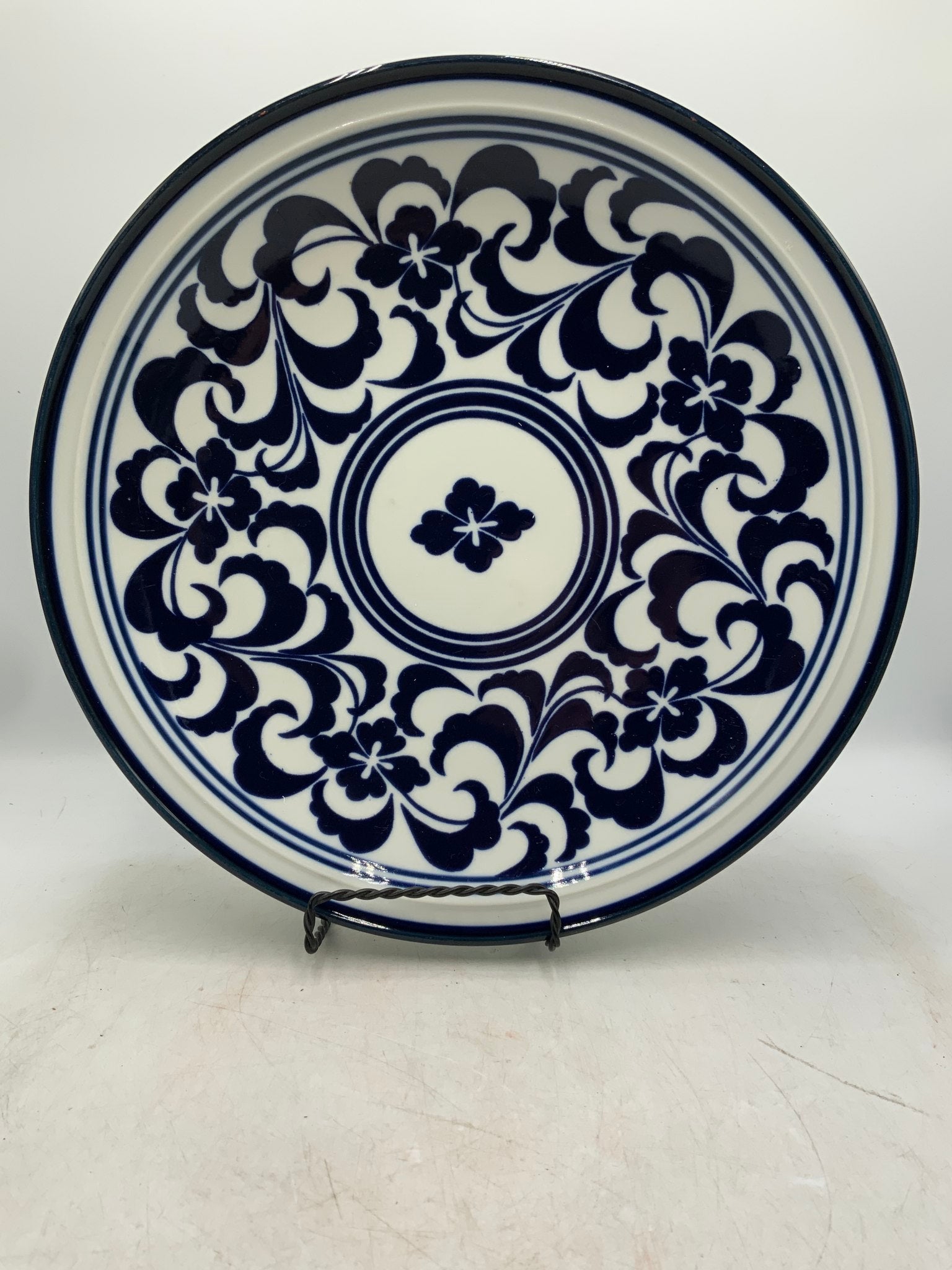 Dansk Blue / White Arabesque Serving Plate