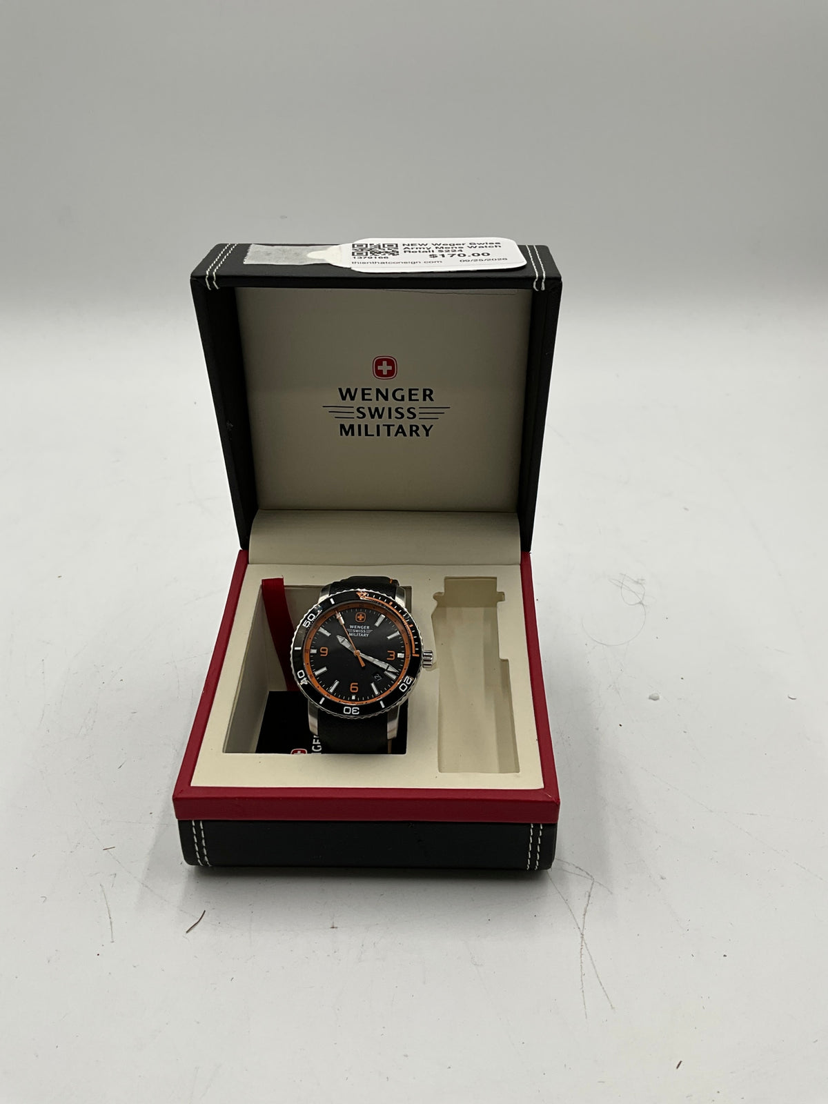 NEW Weger Swiss Army Mens Watch Retail $224