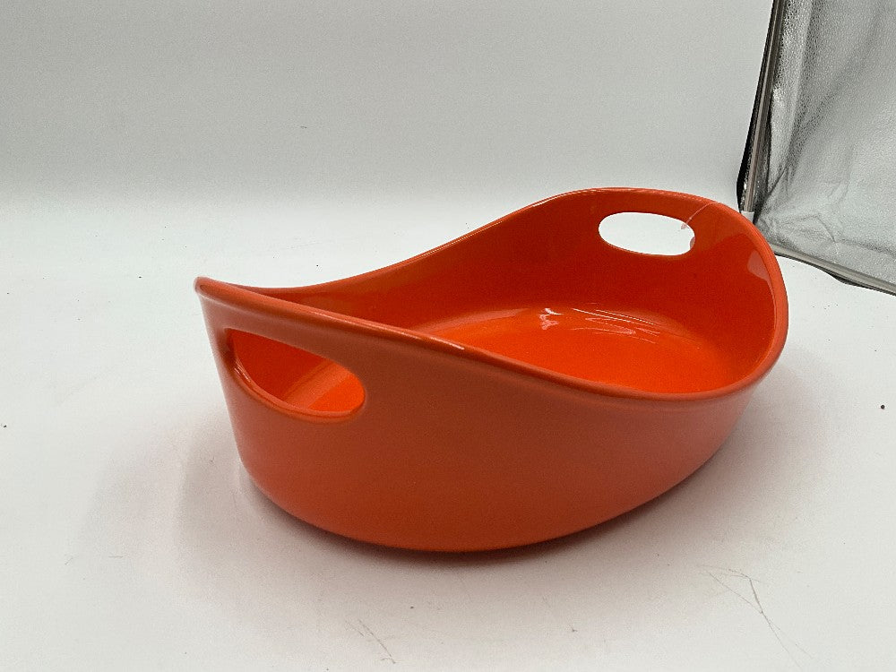 Racheal Ray 4 Qt. Orange Large Oval Open Roaster