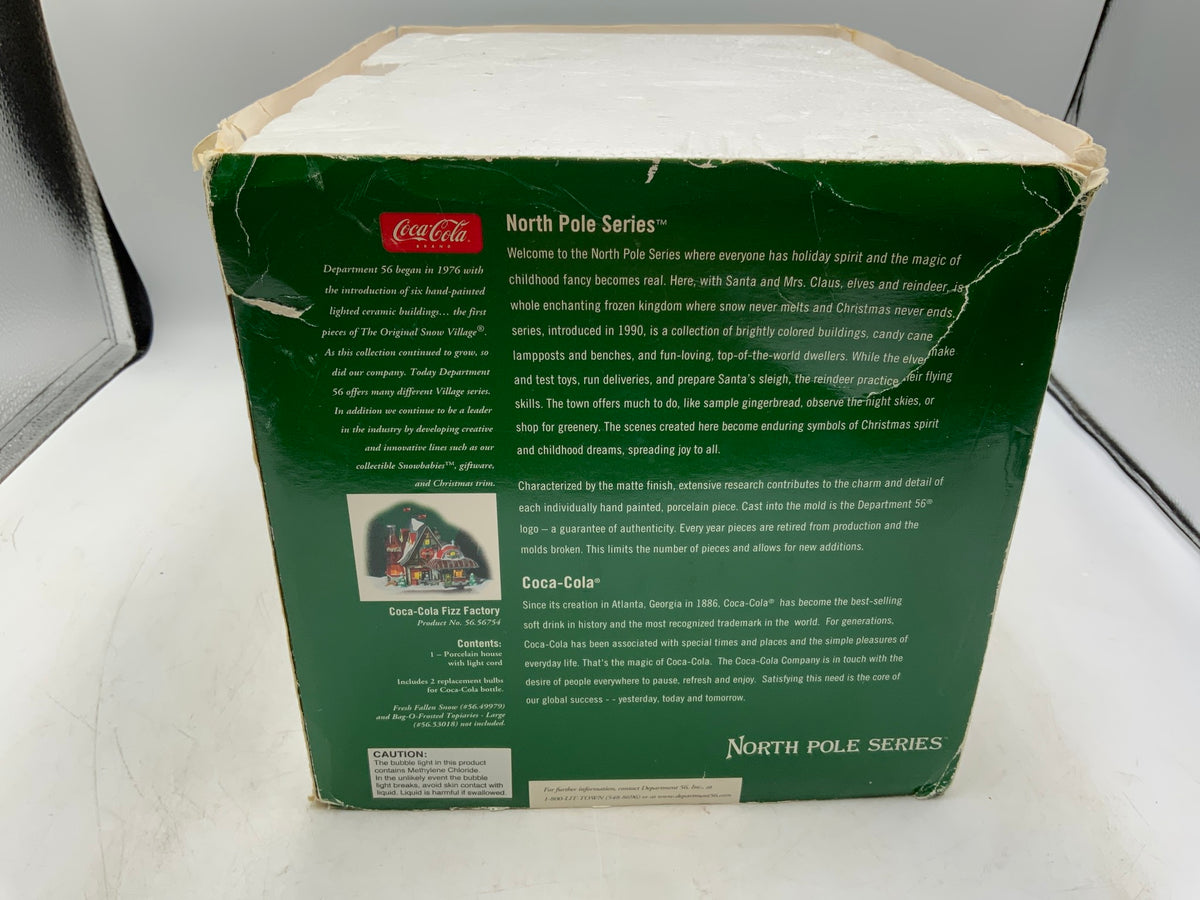 Dept 56 Coca Cola Fizz Factory