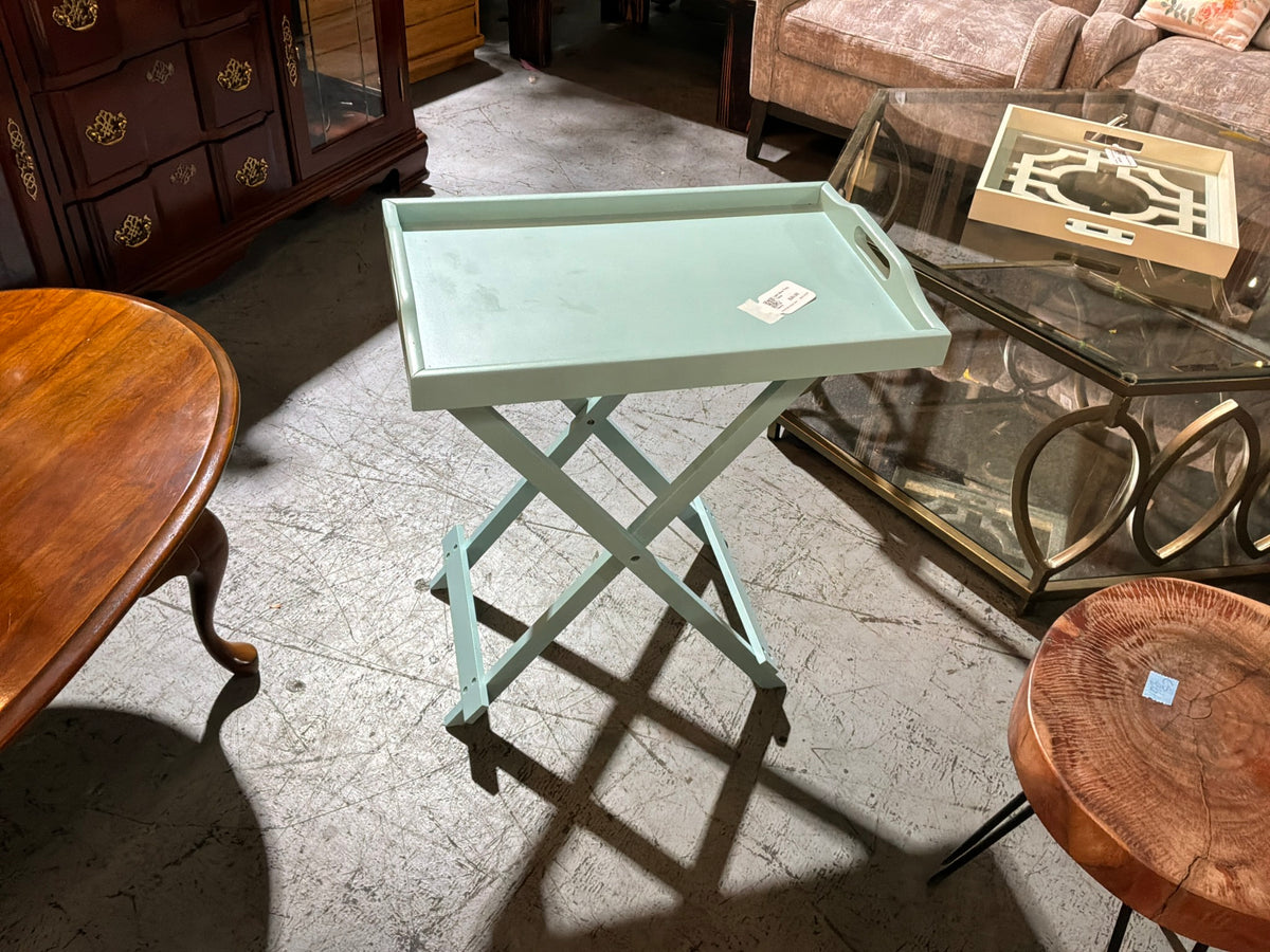 Light Blue Tray Table