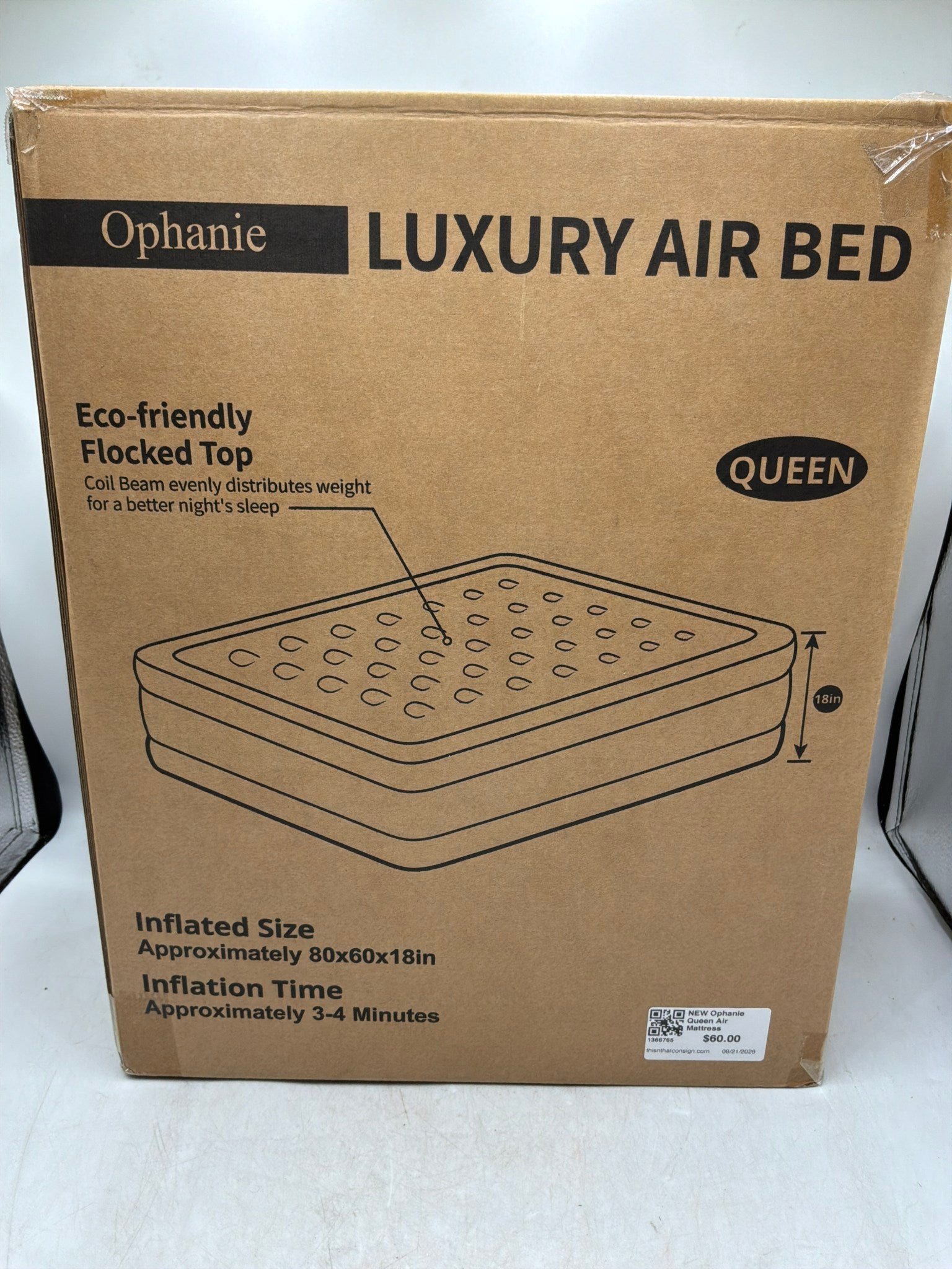 NEW Ophanie Queen Air Mattress